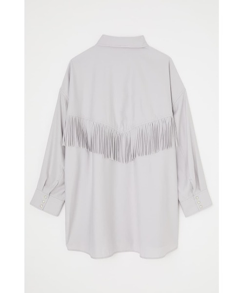 MOUSSY（マウジー）の「長袖シャツ（シャツ/ブラウス・レディース・ライトカーキ・FREE）」の9枚目の写真