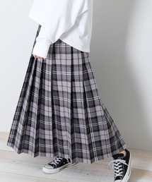 URBAN RESEARCH Sonny Label | チェックプリーツイージースカート2(スカート)