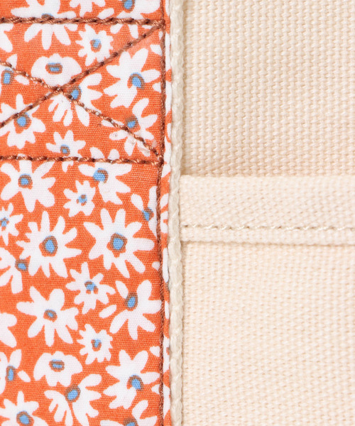 LBC（エルビーシー）の「キャンバス仕切りミニトートバッグ（トートバッグ・レディース・ブラック/イエロー/その他25/オリーブ/コーラル/カーキブラウン・FREE）」の7枚目の写真