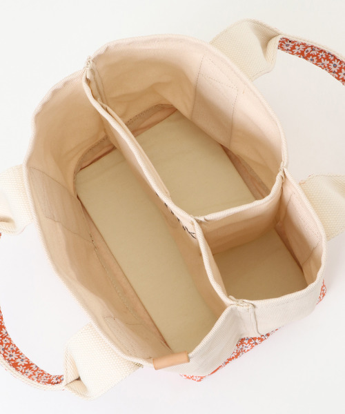 LBC（エルビーシー）の「キャンバス仕切りミニトートバッグ（トートバッグ・レディース・ブラック/イエロー/その他25/オリーブ/コーラル/カーキブラウン・FREE）」の17枚目の写真