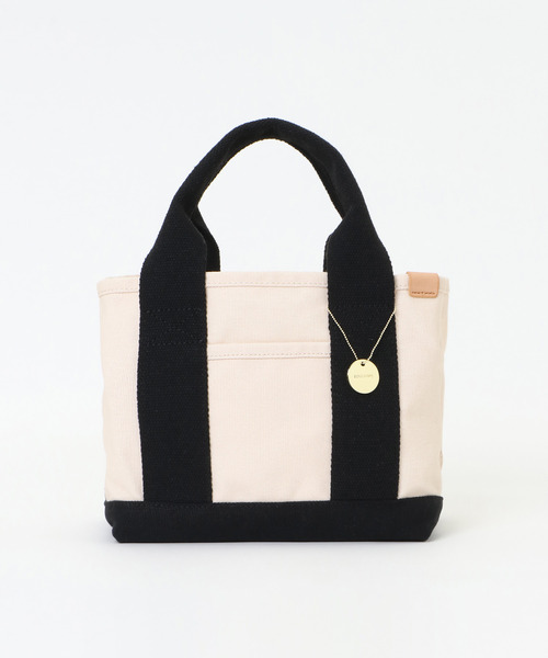 LBC（エルビーシー）の「キャンバス仕切りミニトートバッグ（トートバッグ・レディース・ブラック/イエロー/その他25/オリーブ/コーラル/カーキブラウン・FREE）」の10枚目の写真