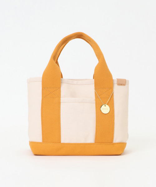 LBC（エルビーシー）の「キャンバス仕切りミニトートバッグ（トートバッグ・レディース・ブラック/イエロー/その他25/オリーブ/コーラル/カーキブラウン・FREE）」の18枚目の写真