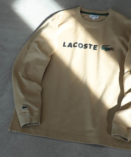 LACOSTE(ラコステ)の「LACOSTE × BEAMS / 別注 Long Sleeve T-shirt(Tシャツ/カットソー・メンズ・ホワイト/ブラック/ベージュ/ネイビー・1/2/4/3/5)」の3枚目の写真