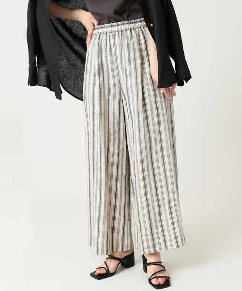 Simplicite（サンプリシテ）の「Le lin zephyr リネンパンツ◆（その他パンツ・レディース・ブラック/ピンク/グリーン/ベージュ・FREE）」の13枚目の写真