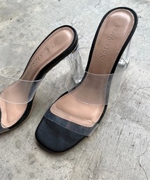 prose verse | 【ヒールの高さが選べる】クリアヒールサンダル(サンダル)