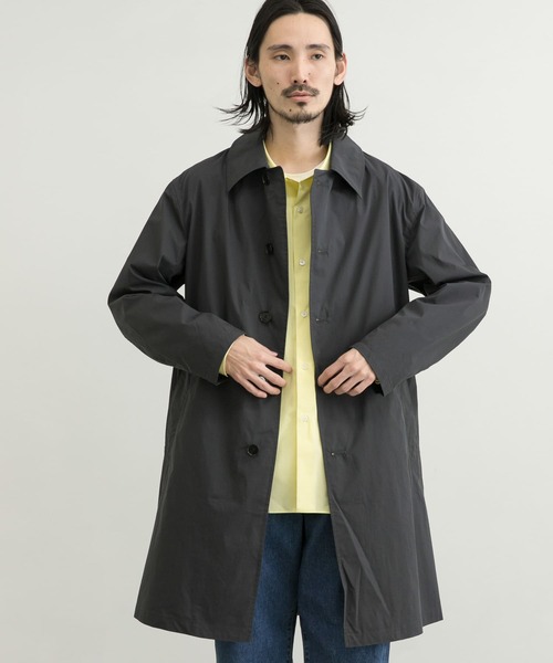 URBAN RESEARCH（アーバンリサーチ）の「『XLサイズあり』タイプライターストレッチステンカラーコート（ステンカラーコート・メンズ・グリーン/ベージュ/チャコールグレー・LARGE/X-LARGE/SMALL/MEDIUM）」の7枚目の写真
