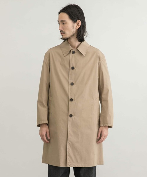 URBAN RESEARCH（アーバンリサーチ）の「『XLサイズあり』タイプライターストレッチステンカラーコート（ステンカラーコート・メンズ・グリーン/ベージュ/チャコールグレー・LARGE/X-LARGE/SMALL/MEDIUM）」の12枚目の写真