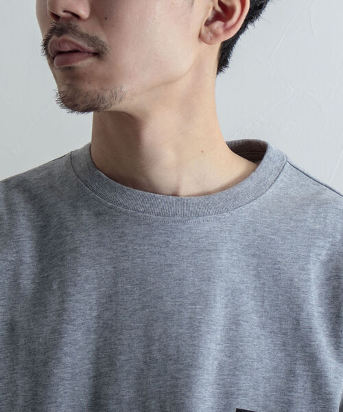 Franklin Climbing（フランクリンクライミング）の「【Franklin Climbing/フランクリンクライミング】エッセンシャルロゴ 袖プリントロンT（Tシャツ/カットソー・メンズ・ホワイト/ブラック/グレー/カーキ・MEDIUM/LARGE）」の7枚目の写真