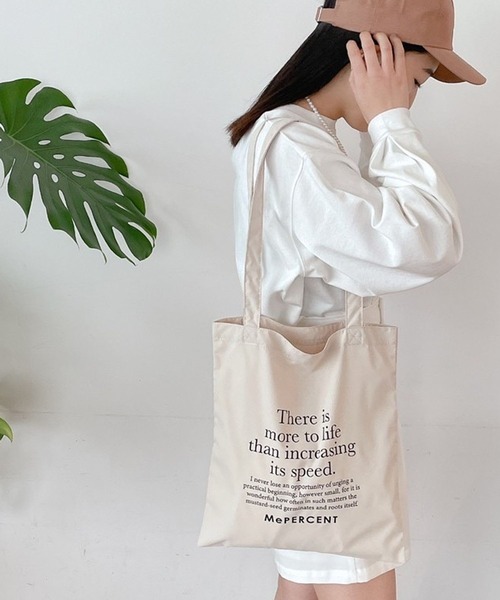 Me%（ミィパーセント）の「MePERCENTフラットトート（トートバッグ・レディース・ブルー系その他/ホワイト/ベージュ/グリーン系その他/ピンク・FREE）」の10枚目の写真