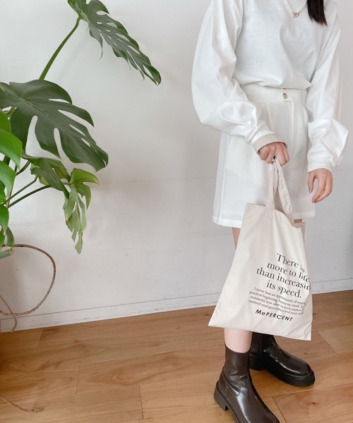 Me%（ミィパーセント）の「MePERCENTフラットトート（トートバッグ・レディース・ブルー系その他/ホワイト/ベージュ/グリーン系その他/ピンク・FREE）」の13枚目の写真