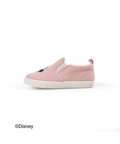 SLAP SLIP(スラップスリップ)の「SLAPSLIP/【Disney】ミッキー/ミニー/フェイスシンプルスリッポン(14~18cm)(スニーカー・キッズ・ブラック/ピンク/ベージュ・14/15 /16/17/18)」の15枚目の写真