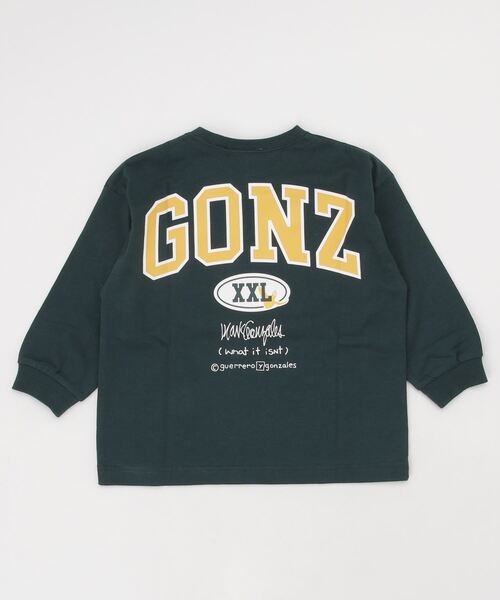 Mark Gonzales（マーク・ゴンザレス）の「(What it isNt)ARTART BY MARKGONZALES/マークゴンザレス キッズ ロンT 47220127（Tシャツ/カットソー・キッズ・ホワイト/ブラック/グリーン・130cm/140cm/150cm/160cm/100cm/120cm/110cm）」の7枚目の写真