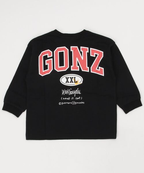 Mark Gonzales（マーク・ゴンザレス）の「(What it isNt)ARTART BY MARKGONZALES/マークゴンザレス キッズ ロンT 47220127（Tシャツ/カットソー・キッズ・ホワイト/ブラック/グリーン・130cm/140cm/150cm/160cm/100cm/120cm/110cm）」の9枚目の写真