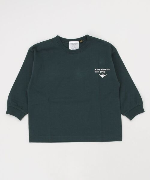 Mark Gonzales（マーク・ゴンザレス）の「(What it isNt)ARTART BY MARKGONZALES/マークゴンザレス キッズ ロンT 47220127（Tシャツ/カットソー・キッズ・ホワイト/ブラック/グリーン・130cm/140cm/150cm/160cm/100cm/120cm/110cm）」の4枚目の写真