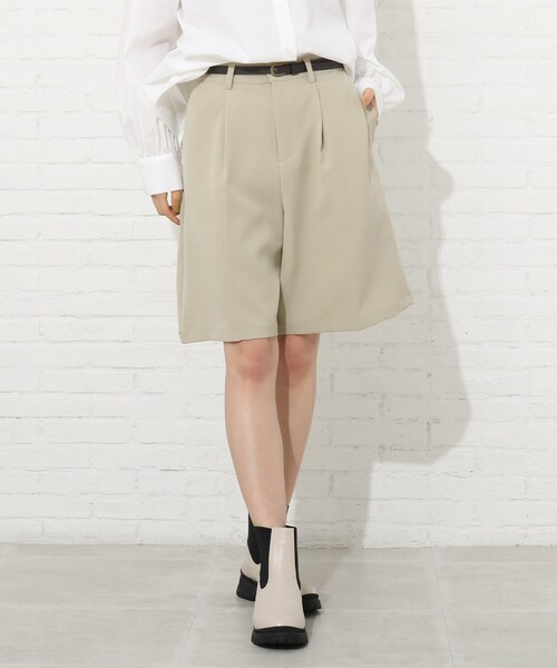 Cutie Blonde（キューティーブロンド）の「◆【S-L】キュロットパンツ（その他パンツ・レディース・ベージュ/ライトグリーン・01/02/03）」の3枚目の写真