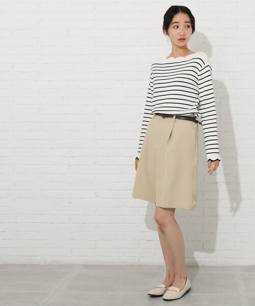 Cutie Blonde（キューティーブロンド）の「◆【S-L】キュロットパンツ（その他パンツ・レディース・ベージュ/ライトグリーン・01/02/03）」の15枚目の写真