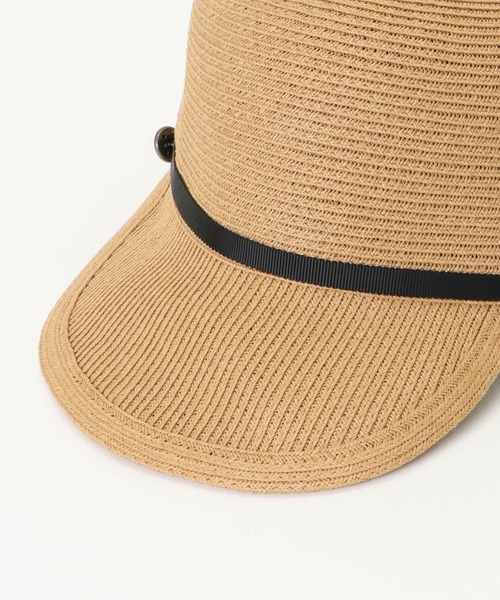 ikka（イッカ）の「ブレードキャスケット（キャスケット・レディース・キャメル/オフホワイト・FREE）」の13枚目の写真