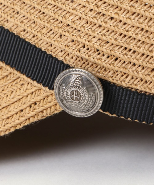 ikka（イッカ）の「ブレードキャスケット（キャスケット・レディース・キャメル/オフホワイト・FREE）」の4枚目の写真