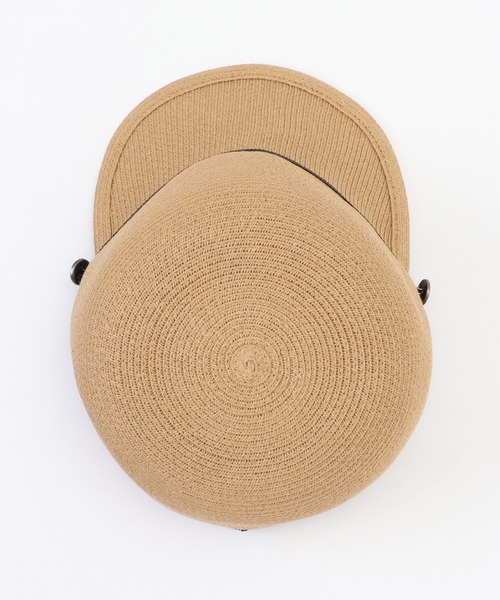 ikka（イッカ）の「ブレードキャスケット（キャスケット・レディース・キャメル/オフホワイト・FREE）」の7枚目の写真