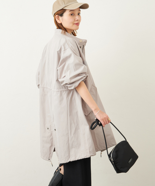 JOURNAL STANDARD（ジャーナルスタンダード）の「モッズコート（モッズコート・レディース・ライトグレー/カーキ・SMALL/MEDIUM）」の2枚目の写真