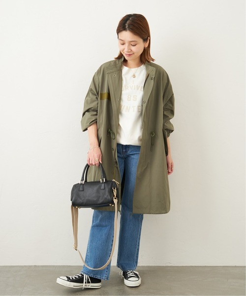 JOURNAL STANDARD（ジャーナルスタンダード）の「モッズコート（モッズコート・レディース・ライトグレー/カーキ・SMALL/MEDIUM）」の8枚目の写真