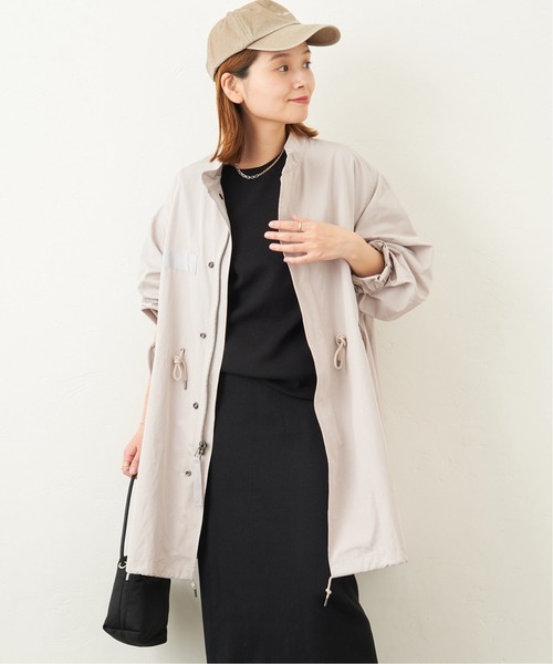 JOURNAL STANDARD（ジャーナルスタンダード）の「モッズコート（モッズコート・レディース・ライトグレー/カーキ・SMALL/MEDIUM）」の4枚目の写真