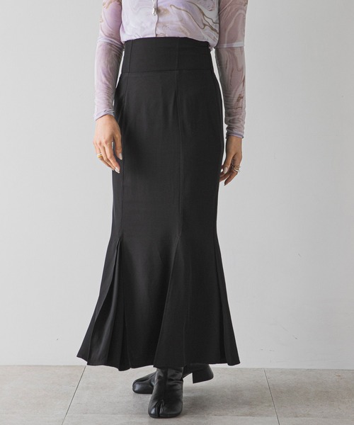 rectangle（レクタングル）の「マーメイドスカート（スカート・レディース・ブラック/グリーン/アイボリー・FREE）」の3枚目の写真