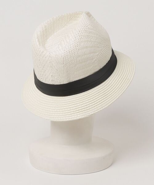 HIGH STREET（ハイストリート）の「HIGH STREET∴ﾅｶｵﾚﾍﾟｰﾊﾟｰﾊｯﾄ（ハット・メンズ・ホワイト・F）」の2枚目の写真