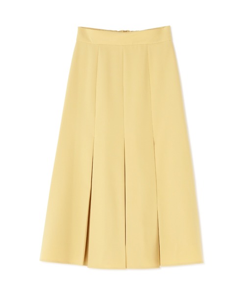 N.（N. Natural Beauty Basic）（エヌエヌナチュラルビューティーベーシック）の「タックフレアスカート（スカート・レディース・ライトグリーン/イエロー/ベージュ・MEDIUM）」の18枚目の写真