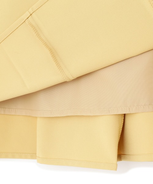 N.（N. Natural Beauty Basic）（エヌエヌナチュラルビューティーベーシック）の「タックフレアスカート（スカート・レディース・ライトグリーン/イエロー/ベージュ・MEDIUM）」の20枚目の写真