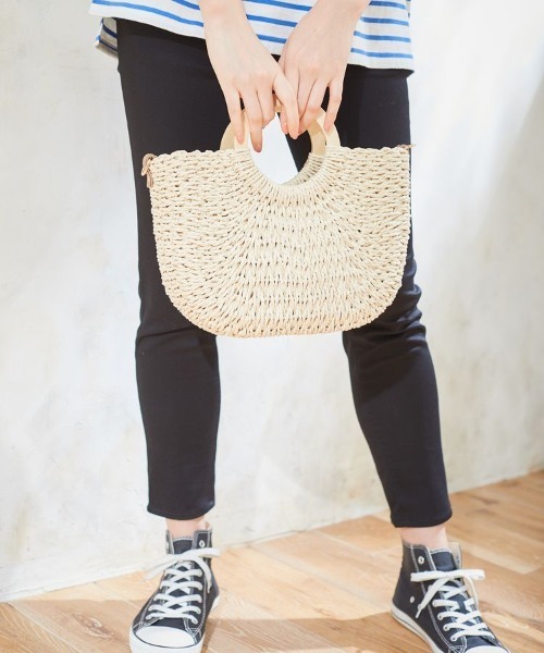 Honeys（ハニーズ）の「雑材ラウンドＢａｇ（ショルダーバッグ・レディース・ブラウン/アイボリー/ベージュ・FREE）」の22枚目の写真