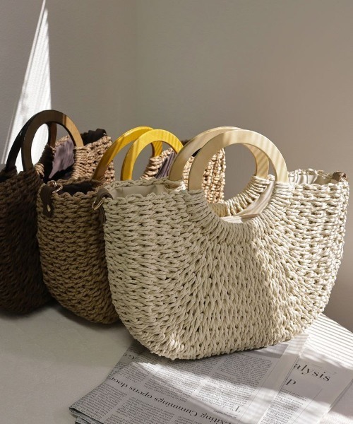 Honeys（ハニーズ）の「雑材ラウンドＢａｇ（ショルダーバッグ・レディース・ブラウン/アイボリー/ベージュ・FREE）」の17枚目の写真