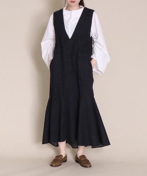 セール マーメイドノースリーブデニムワンピース ワンピース Tite In Store インザ Store ティテ ストア のファッション In ストア のワンピース マーメイドノースリーブデニムワンピース をセール価格で購入できます Tite The ショッピング最