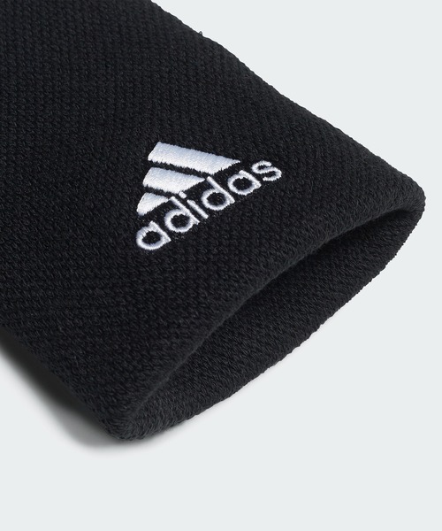 adidas（アディダス）の「テニス リストバンド（L） / アディダス（メンズ）（バングル/リストバンド・メンズ・ブラック×ホワイト/ホワイト×ブラック・LARGE）」の4枚目の写真