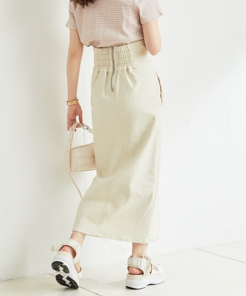 新品未使用　GALLARDAGALANTE ストレッチデニム　ロングスカート 楽天市場】【クーポンで半額☆8/4 20:00-23:59】タイトスカート