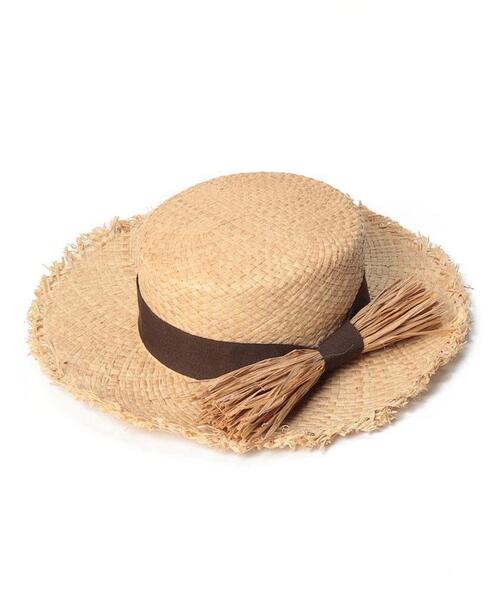 Santelli Francesca（サンテッリフランチェスカ）の「【Santelli Francesca】ハット（ハット・レディース・ベージュ・FREE）」の8枚目の写真