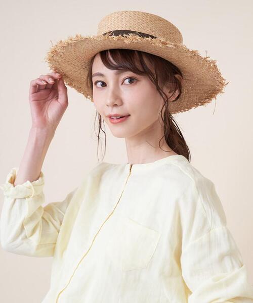 Santelli Francesca（サンテッリフランチェスカ）の「【Santelli Francesca】ハット（ハット・レディース・ベージュ・FREE）」の7枚目の写真