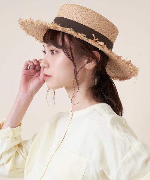 Santelli Francesca（サンテッリフランチェスカ）の「【Santelli Francesca】ハット（ハット・レディース・ベージュ・FREE）」の6枚目の写真