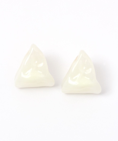 LEPSIM(レプシィム)の「トライアングルイヤークリップ 282872(イヤリング・レディース・ベージュ/オフホワイト/ホワイト系その他・ONE SIZE)」の1枚目の写真