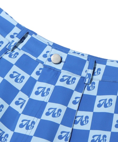 atmos pink（アトモスピンク）の「atmos pink チェッカー柄ショーパン（その他パンツ・レディース・ブルー/ブラウン/ネイビー・M/S）」の9枚目の写真