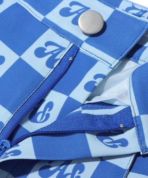 atmos pink（アトモスピンク）の「atmos pink チェッカー柄ショーパン（その他パンツ・レディース・ブルー/ブラウン/ネイビー・M/S）」の10枚目の写真