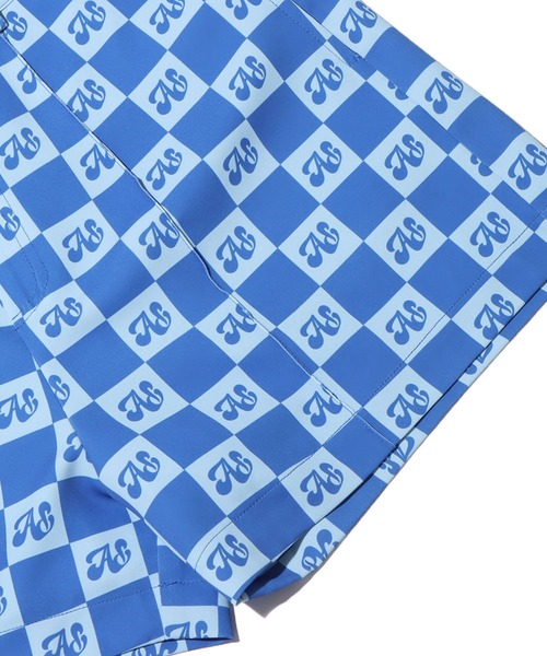 atmos pink（アトモスピンク）の「atmos pink チェッカー柄ショーパン（その他パンツ・レディース・ブルー/ブラウン/ネイビー・M/S）」の12枚目の写真