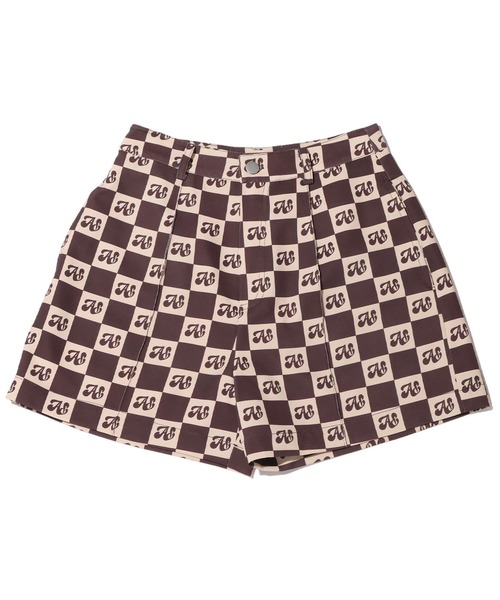 atmos pink（アトモスピンク）の「atmos pink チェッカー柄ショーパン（その他パンツ・レディース・ブルー/ブラウン/ネイビー・M/S）」の5枚目の写真