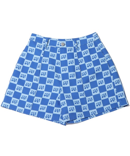 atmos pink（アトモスピンク）の「atmos pink チェッカー柄ショーパン（その他パンツ・レディース・ブルー/ブラウン/ネイビー・M/S）」の7枚目の写真