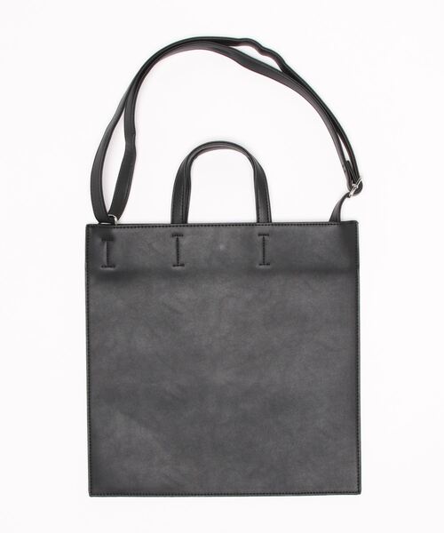 ehka sopo（エヘカソポ）の「ペタンコトートショルダーバッグ（ショルダーバッグ・レディース・シルバー/ゴールド/ブラック・ﾌﾘ-）」の2枚目の写真