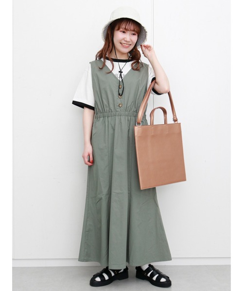 ehka sopo（エヘカソポ）の「ペタンコトートショルダーバッグ（ショルダーバッグ・レディース・シルバー/ゴールド/ブラック・ﾌﾘ-）」の11枚目の写真