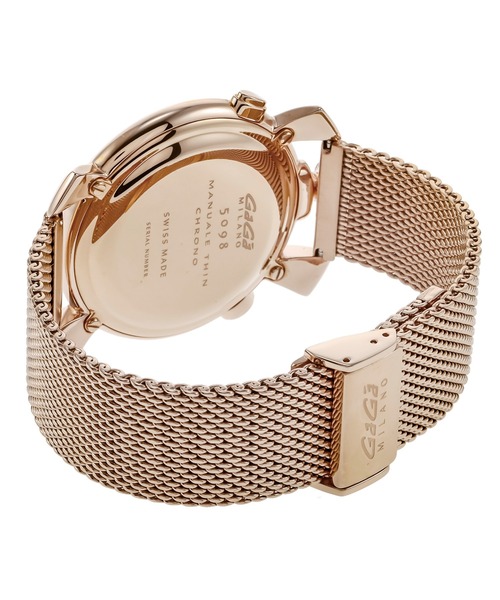 GaGa MILANO(ガガミラノ)の「GaGa MILANO/ガガミラノ THINCHRONO46MM 腕時計 509802BR-NEW メンズ(アナログ腕時計・メンズ・ピンクゴールド・FREE)」の6枚目の写真
