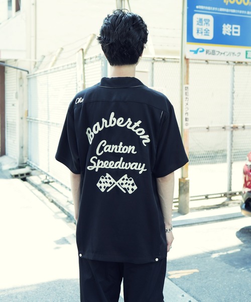 Lulu & Arnie(るるあんどあーにー)の「HOUSTON / ヒューストン チェーンステッチ 刺繍 ボーリングシャツ(シャツ/ブラウス・メンズ・ブラック・MEDIUM/LARGE/X-LARGE)」の9枚目の写真