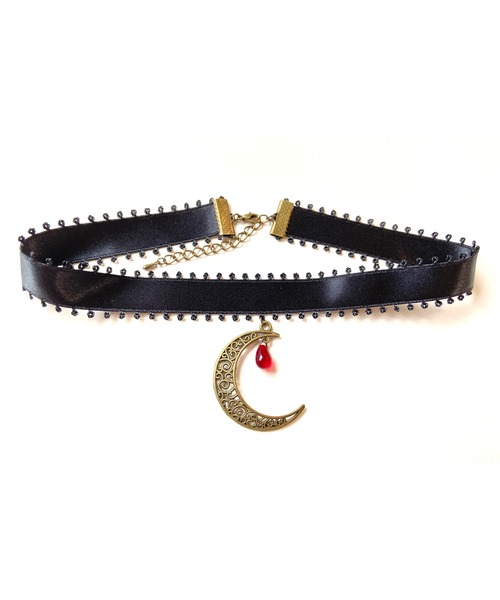 tone（トーン）の「【MUURABBTI】月と雫のチョーカー(MA)（チョーカー・レディース・ブラック/ブルー/レッド/ブラック系その他・FREE）」の12枚目の写真
