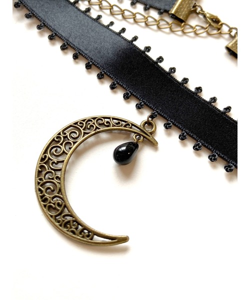 tone（トーン）の「【MUURABBTI】月と雫のチョーカー(MA)（チョーカー・レディース・ブラック/ブルー/レッド/ブラック系その他・FREE）」の21枚目の写真